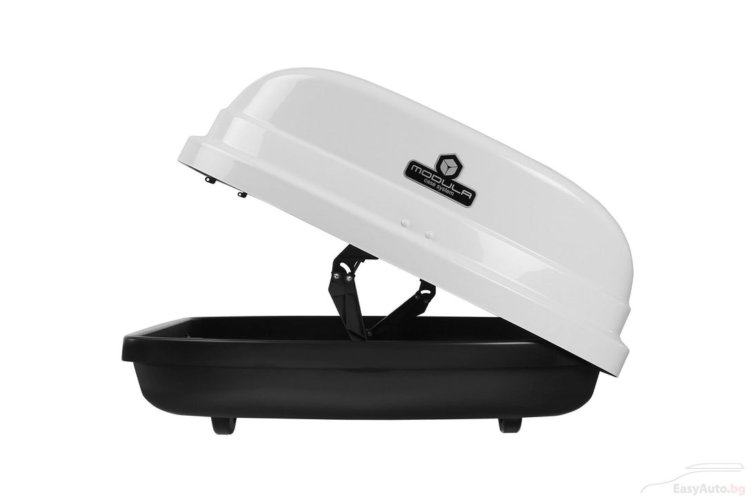Багажник за кола - Автобокс Modula WeGo 450 Бял гланц
