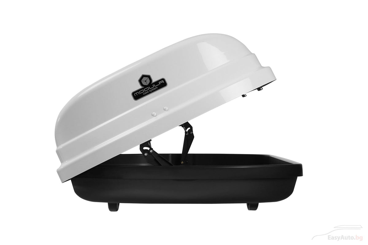 Багажник за кола - Автобокс Modula WeGo 450 Бял гланц