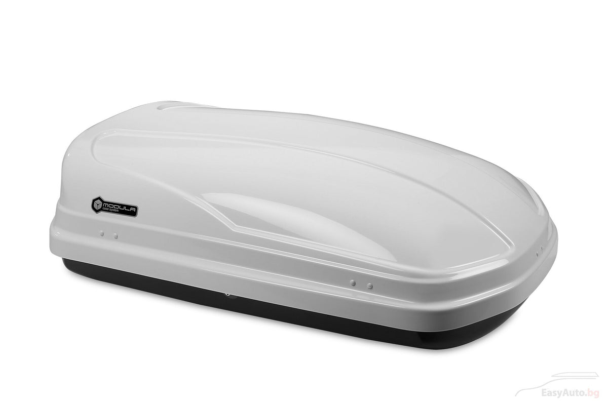 Багажник за кола - Автобокс Modula WeGo 450 Бял гланц