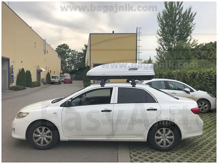 Багажник за кола - Автобокс Modula WeGo 450 Бял гланц