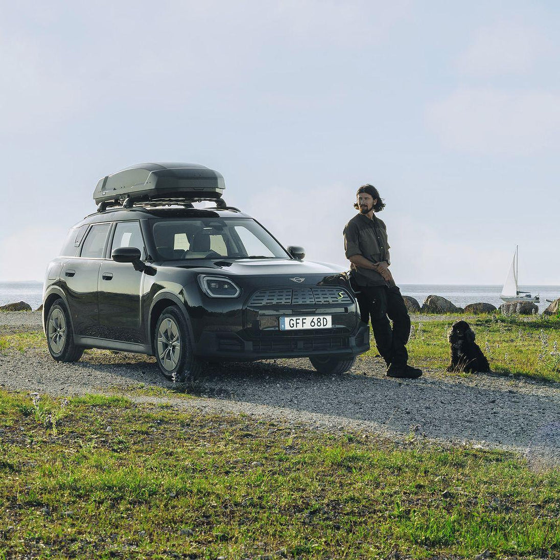 Автобокс Thule Force 3 M 400L Черен мат