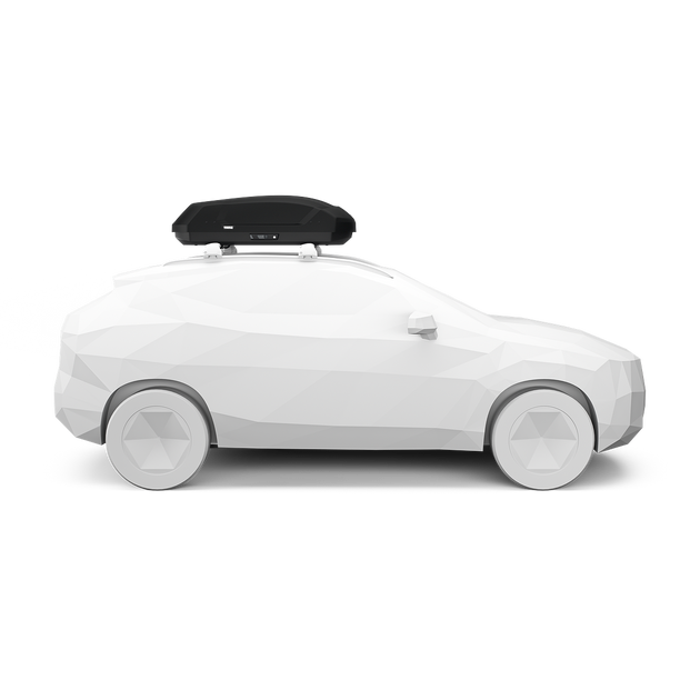 Автобокс Thule Force 3 S 300L Черен мат