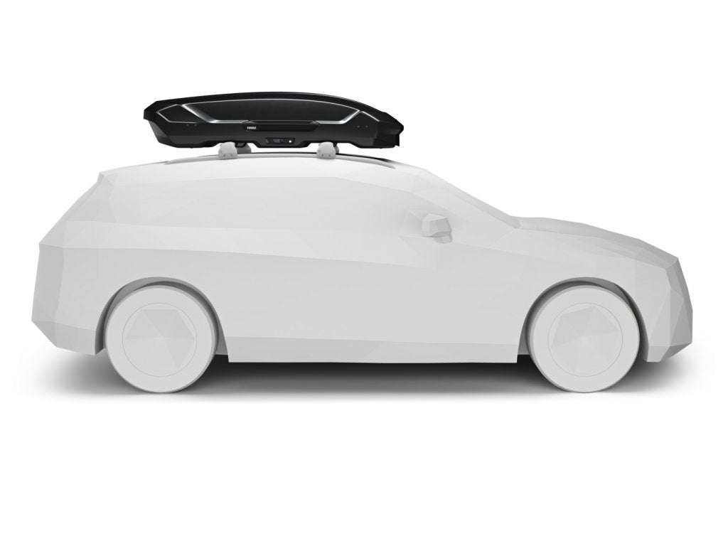 Автобокс Thule Motion 3 L Low Black 370 литра - Черен гланц