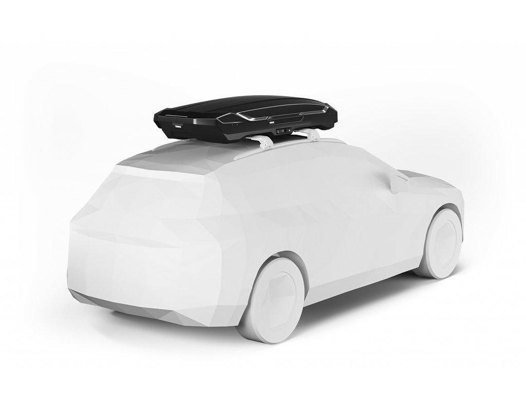Автобокс Thule Motion 3 XL Black Low - 400 литра - Черен гланц