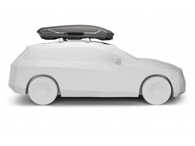 Автобокс Thule Motion 3 XL Titan 500 литра - Сив гланц