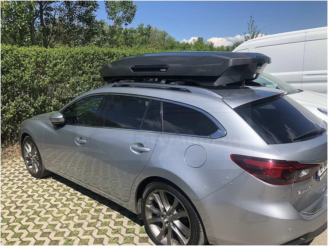 Автобокс Thule Motion 3 XL Titan Low - 400 литра - Сив гланц