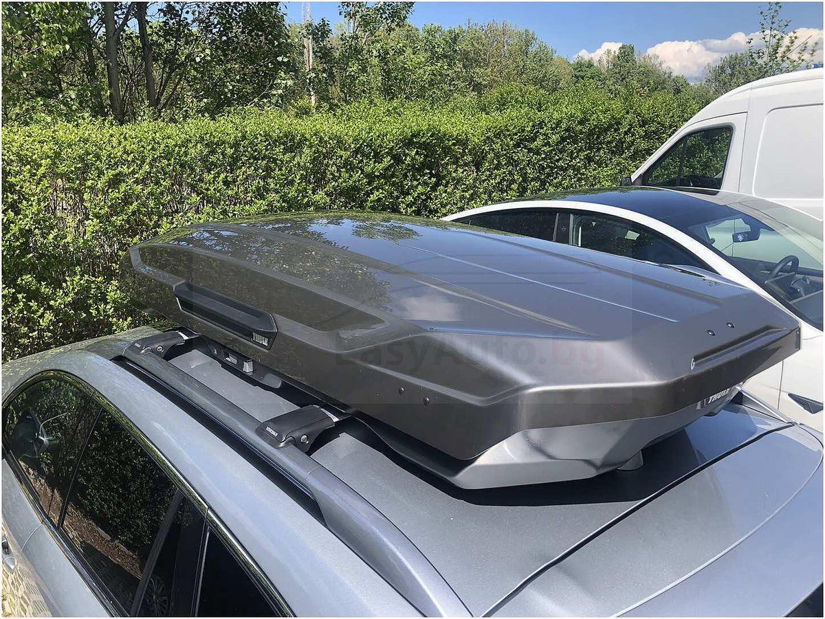 Автобокс Thule Motion 3 XL Titan Low - 400 литра - Сив гланц