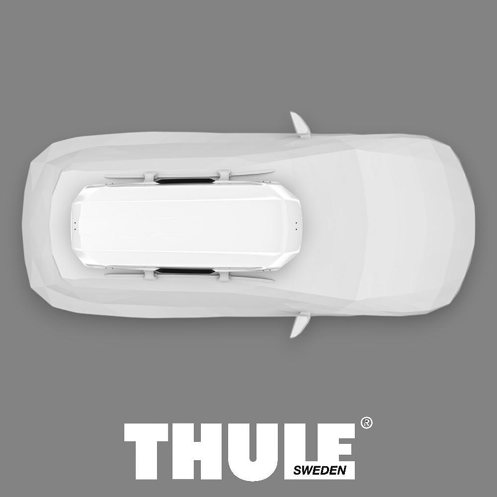 Автобокс Thule Motion 3 XL White Limited edition 500 литра - Бял Гланц