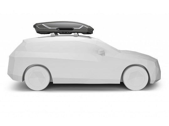 Автобокс Thule Motion 3 L Titan 450 литра - Сив гланц