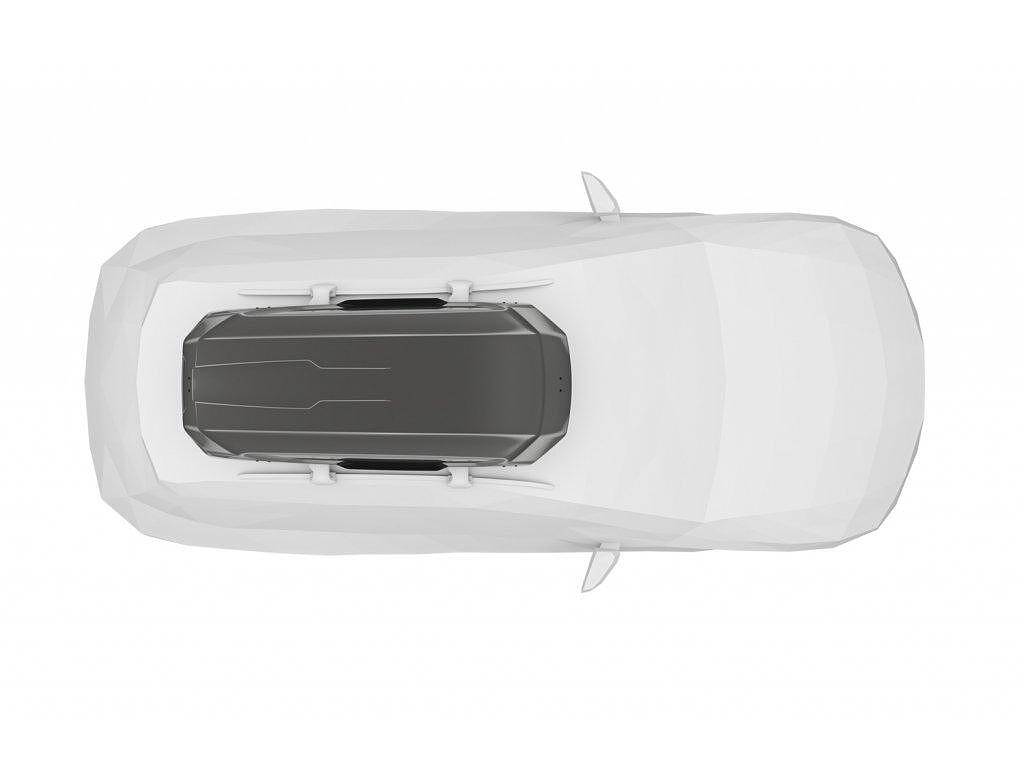 Автобокс Thule Motion 3 L Titan 450 литра - Сив гланц