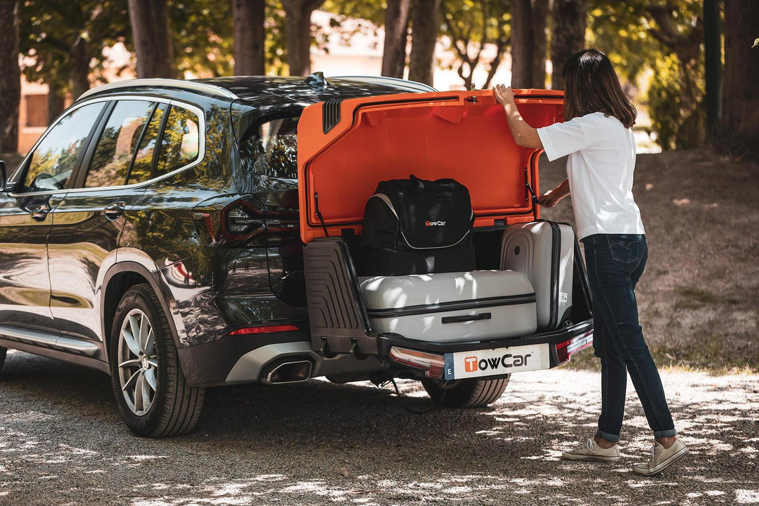 Автобокс за монтаж на теглич TowBox V3 Sport