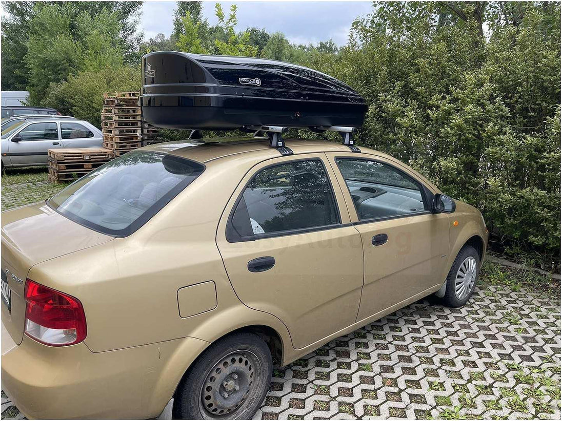 Багажник - Автобокс Modula WeGo 450 Черен гланц