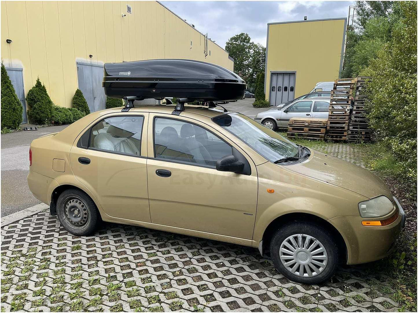 Багажник - Автобокс Modula WeGo 450 Черен гланц