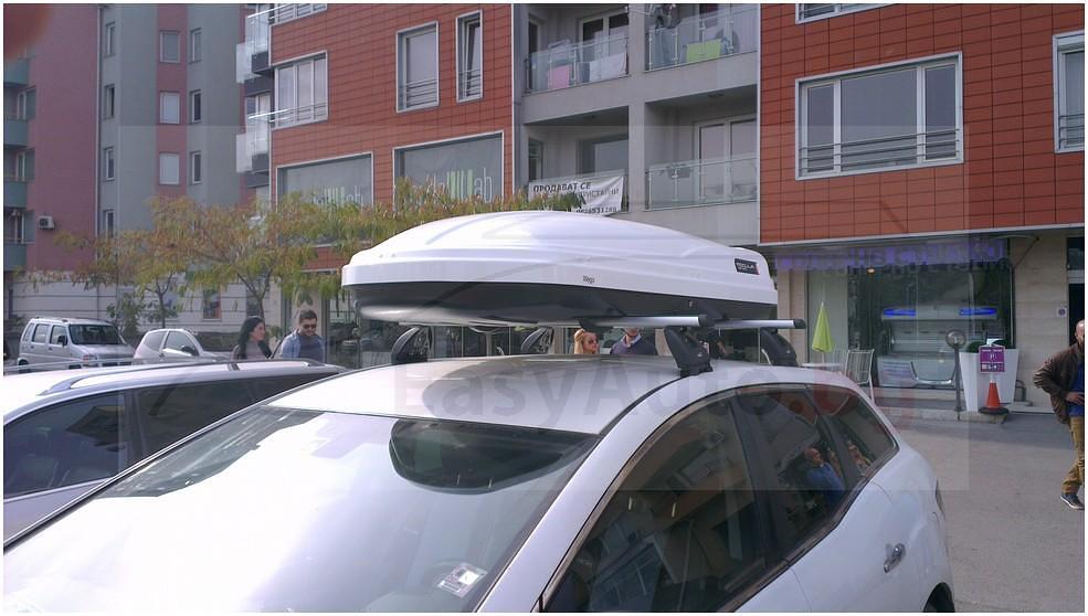 Багажник - Автобокс Modula WeGo 500 Бял гланц