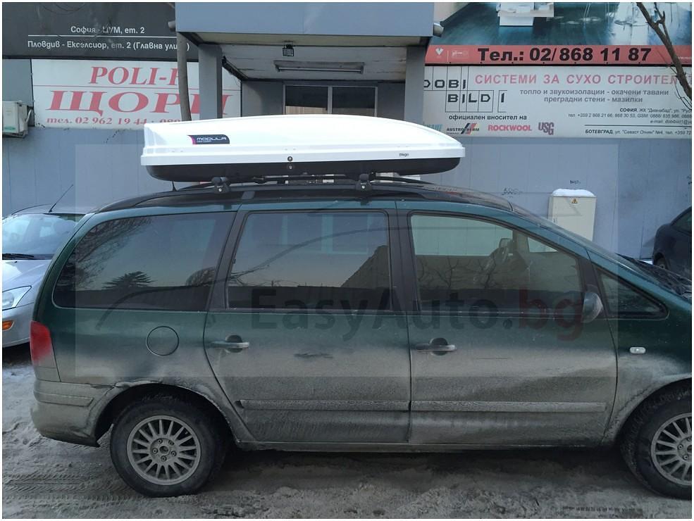Багажник - Автобокс Modula WeGo 500 Бял гланц