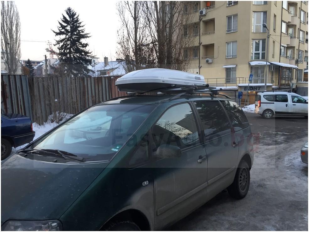 Багажник - Автобокс Modula WeGo 500 Бял гланц