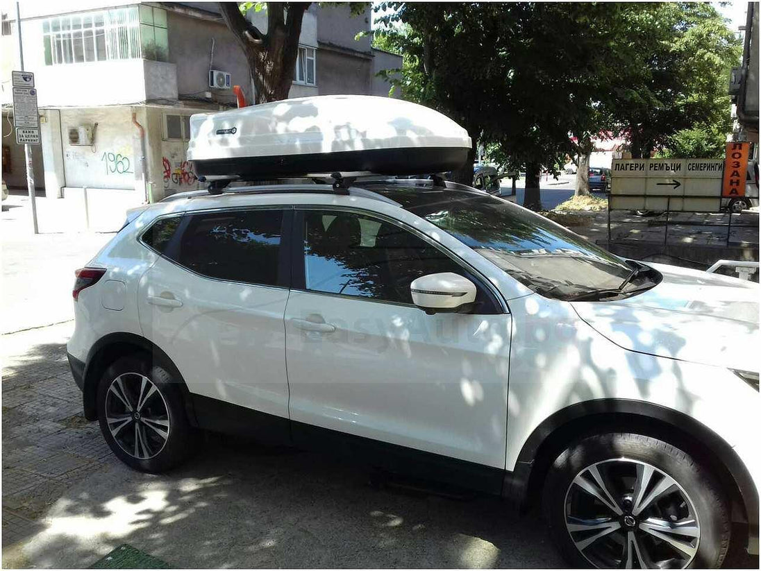 Багажник за кола - Автобокс Modula WeGo 450 Бял гланц