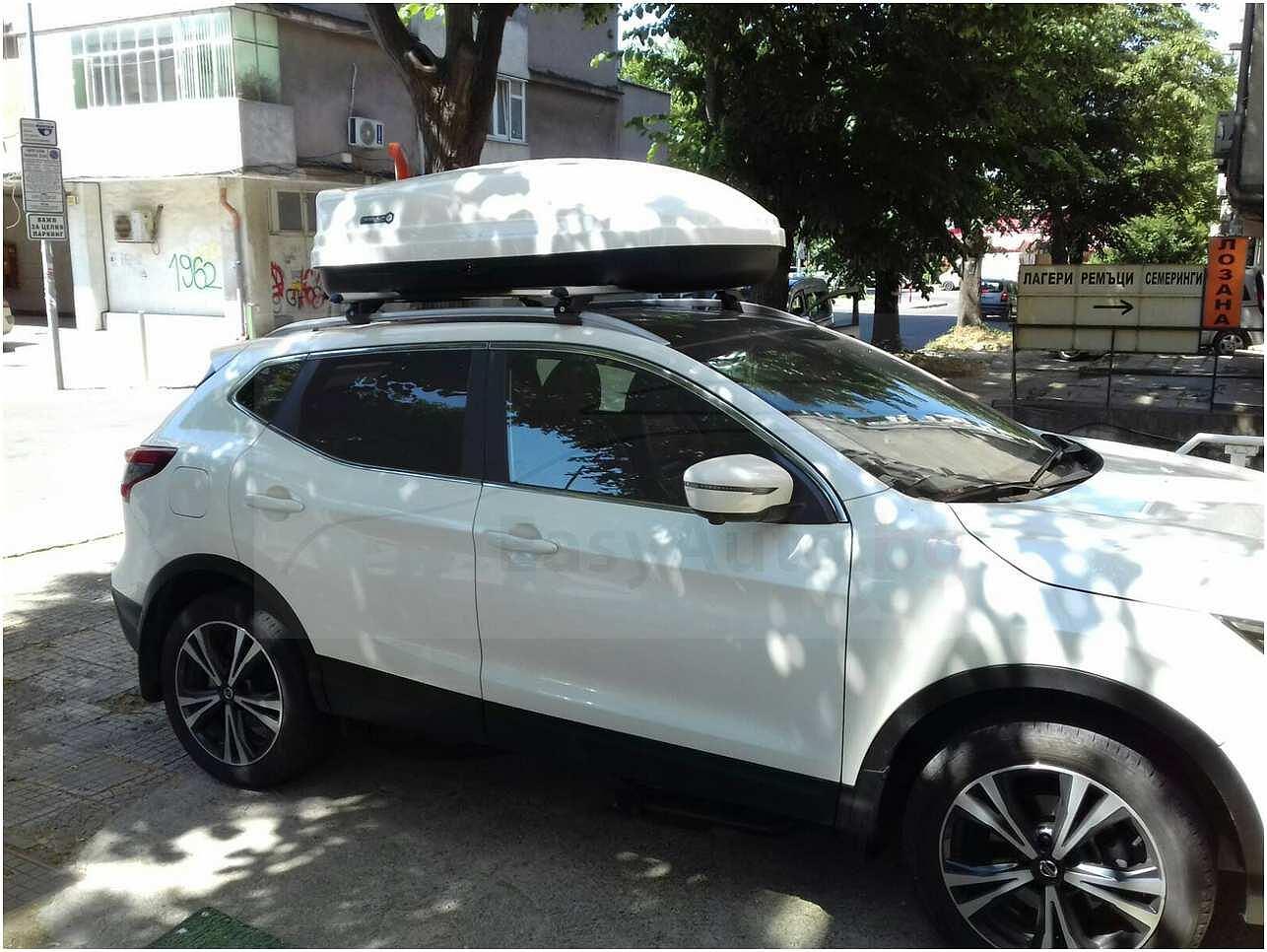 Багажник за кола - Автобокс Modula WeGo 450 Бял гланц