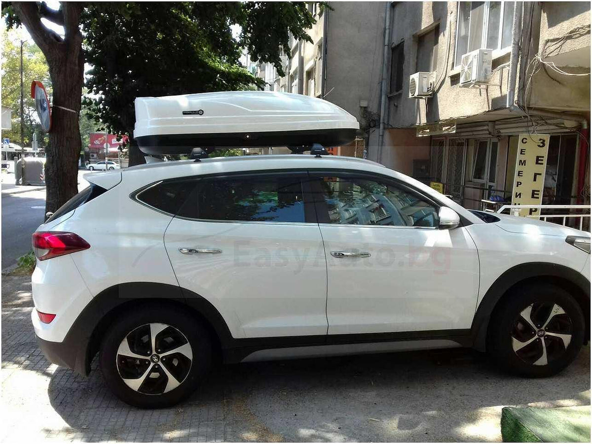 Багажник за кола - Автобокс Modula WeGo 450 Бял гланц