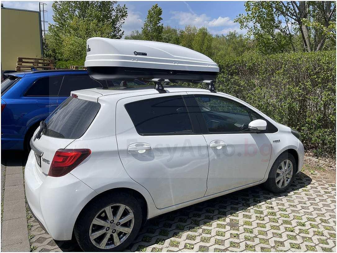Багажник за кола - Автобокс Modula WeGo 450 Бял гланц