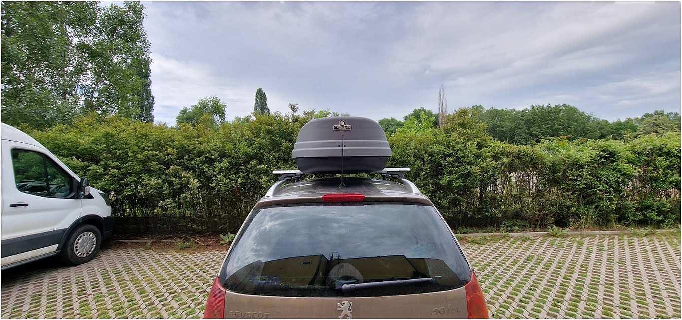 Багажник за кола - Автобокс Modula WeGo 450 Сив Мат