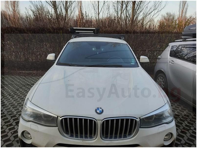 Черни Аеродинамични алуминиеви греди Cruz Airo Dark T за BMW X4 F26 до 2018 година