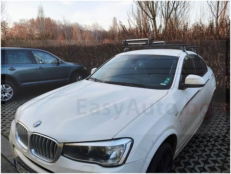 Черни Аеродинамични алуминиеви греди Cruz Airo Dark T за BMW X4 F26 до 2018 година