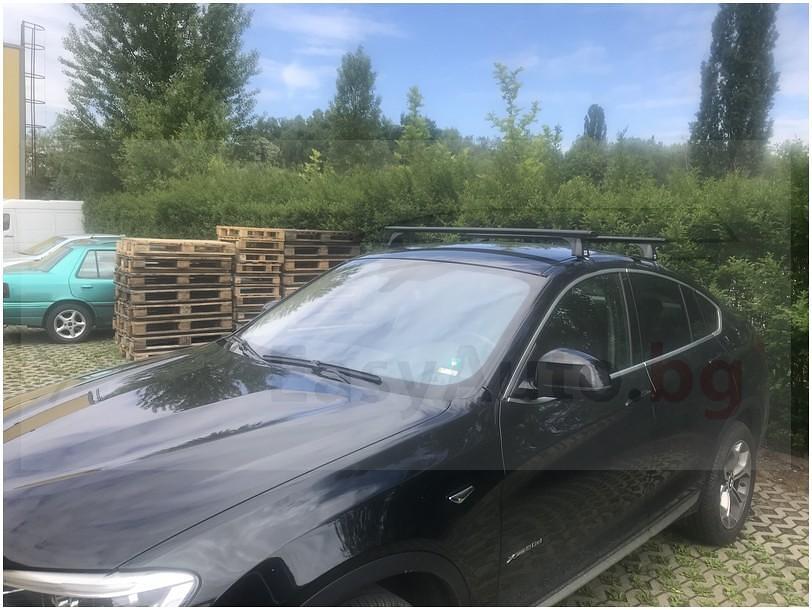 Черни Аеродинамични алуминиеви греди Cruz Airo Dark T за BMW X4 F26 до 2018 година