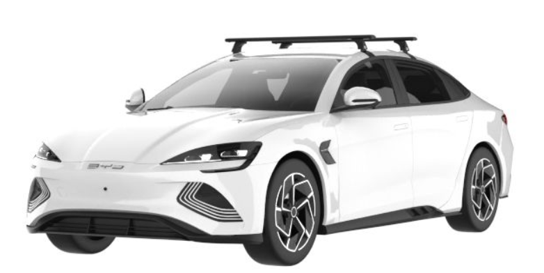 Черни Аеродинамични Алуминиеви греди Cruz Airo Dark T за BYD Seal модел от 2024 година и нагоре