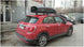 Черни Аеродинамични Алуминиеви греди Cruz Airo Dark T за FIAT 500X модел с гол таван