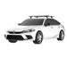 Черни Аеродинамични Алуминиеви греди Cruz Airo Dark T за Honda Civic Хечбек модел от 2022 година и нагоре
