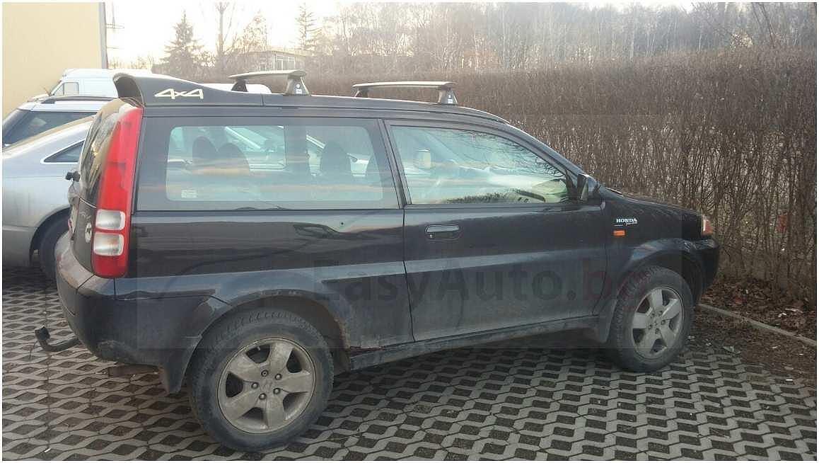 Черни Аеродинамични Алуминиеви греди Cruz Airo Dark за Honda HR-V модел 99-2005 година (със спойлер на тавана)