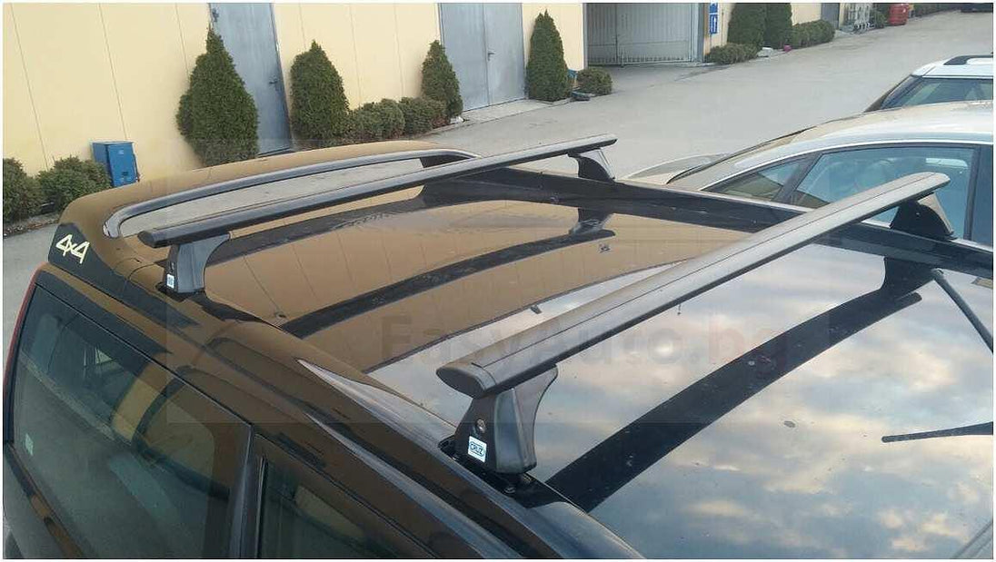 Черни Аеродинамични Алуминиеви греди Cruz Airo Dark за Honda HR-V модел 99-2005 година (със спойлер на тавана)