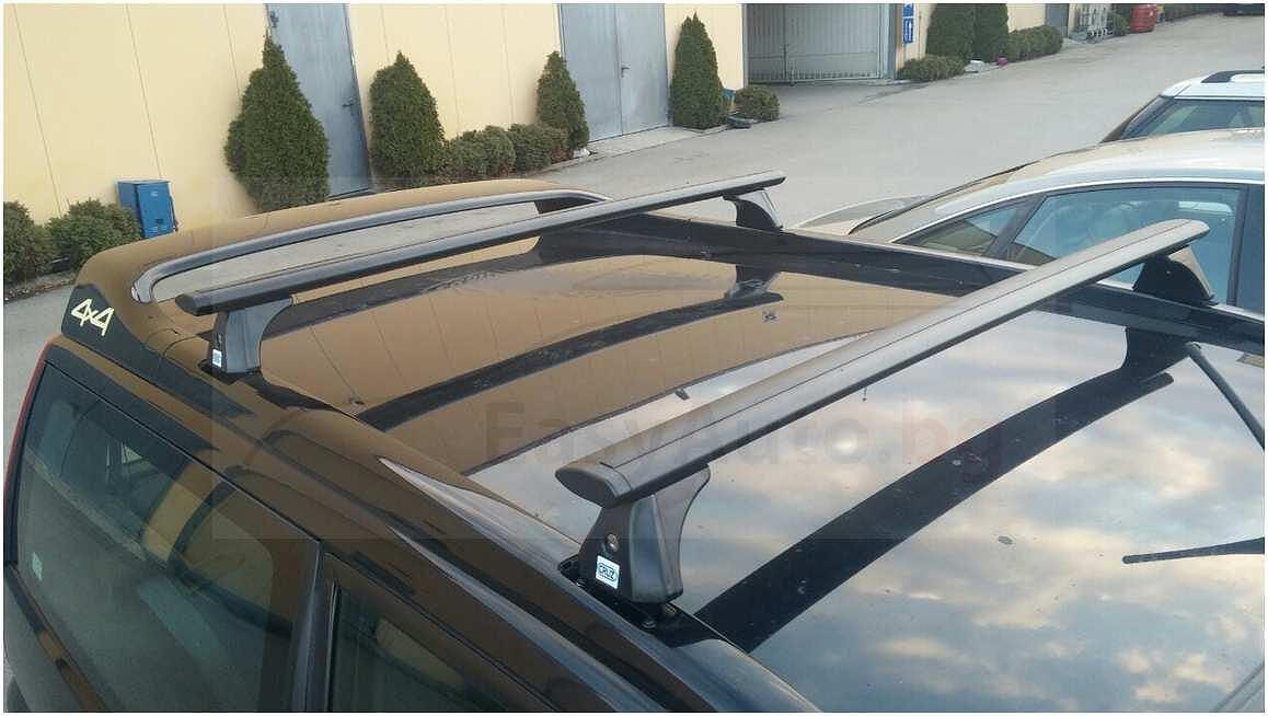 Черни Аеродинамични Алуминиеви греди Cruz Airo Dark за Honda HR-V модел 99-2005 година (със спойлер на тавана)