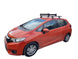 Черни Аеродинамични Алуминиеви греди Cruz Airo Dark T за Honda Jazz модел от 2014 до 2020 година