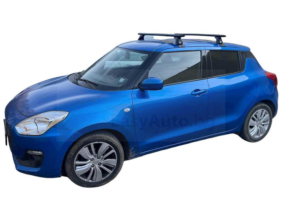 Черни Аеродинамични Алуминиеви греди Cruz Airo Dark T за Suzuki Swift модел от 2017 година и нагоре
