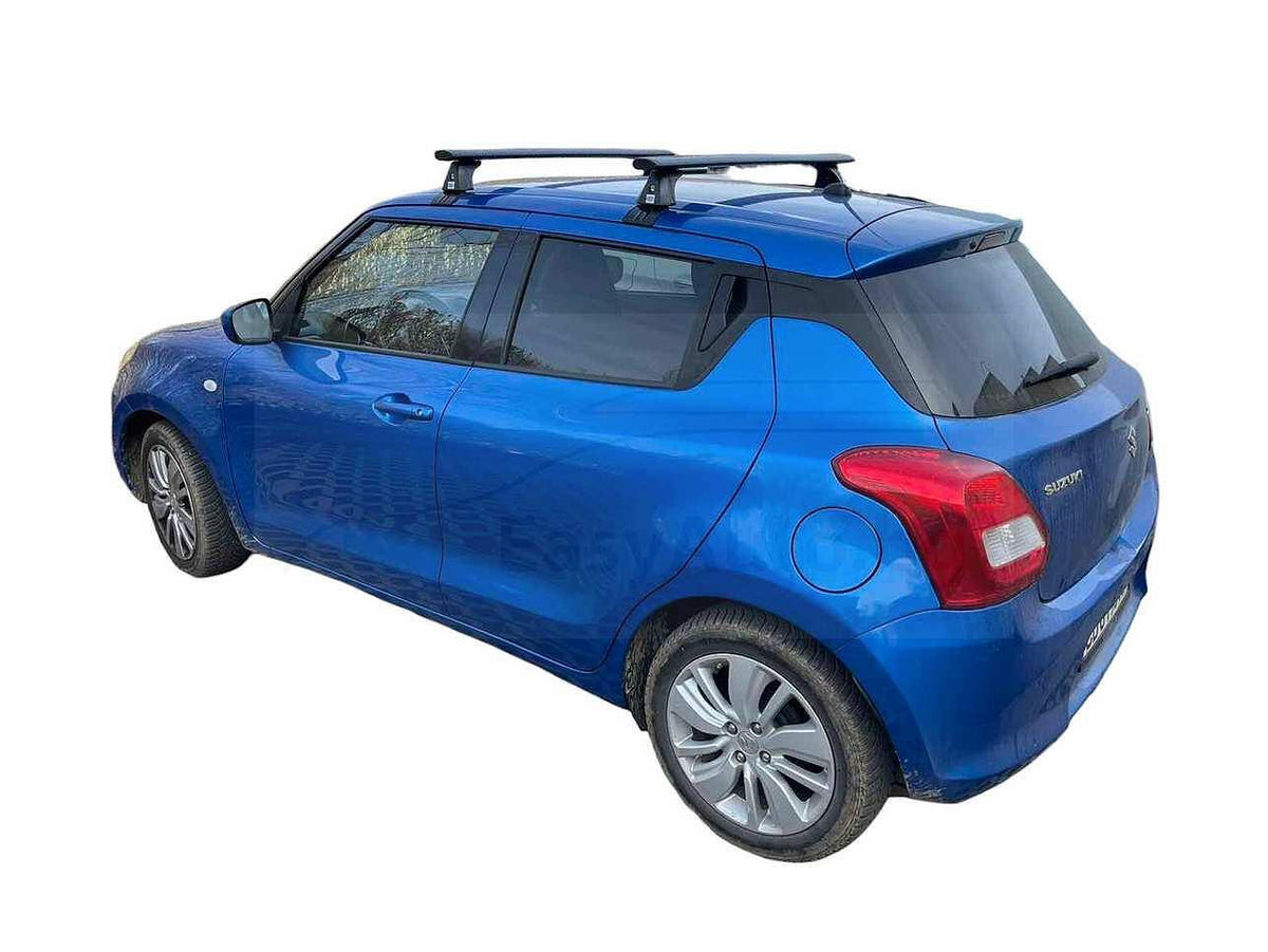 Черни Аеродинамични Алуминиеви греди Cruz Airo Dark T за Suzuki Swift модел от 2017 година и нагоре