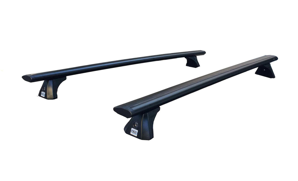 Черни Аеродинамични Алуминиеви греди Cruz Airo FIX Dark за Dacia Duster модел след 2018 година