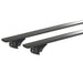 Черни аеродинамични алуминиеви греди Nordrive RAIL SILENZIO Black 127 см. за автомобили с Вградени надлъжни греди