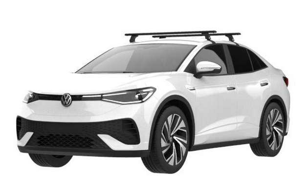 Черни аеродинамични греди Cruz Airo Dark за Volkswagen ID.5 модел от 2021 година и нагоре без надлъжни греди