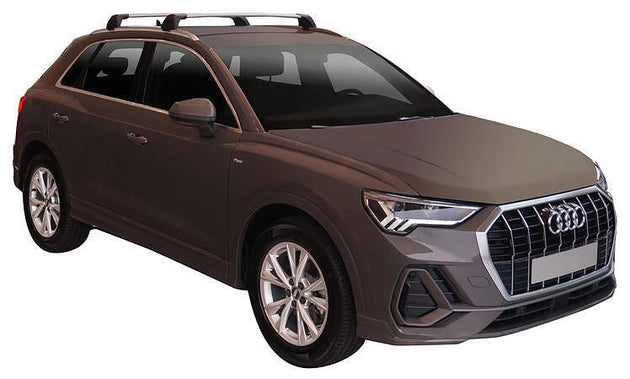 Черни аеродинамични греди Yakima Flush за Audi Q3 / RS Q3 след 2018 година