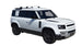 Черни аеродинамични греди Yakima Flush за Land Rover Deffender 110 модел след 2020 година с вградени надлъжни канали