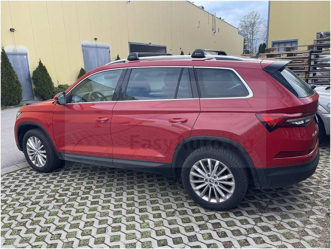 Черни аеродинамични греди Yakima Flush за Skoda Kodiaq