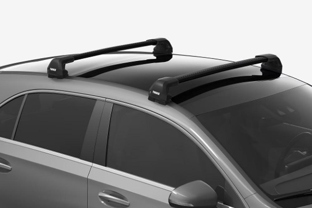 Черни аеродинамични товарни греди Thule EDGE 7207 Black за Mercedes S-Class (W223) модел след 2021 година