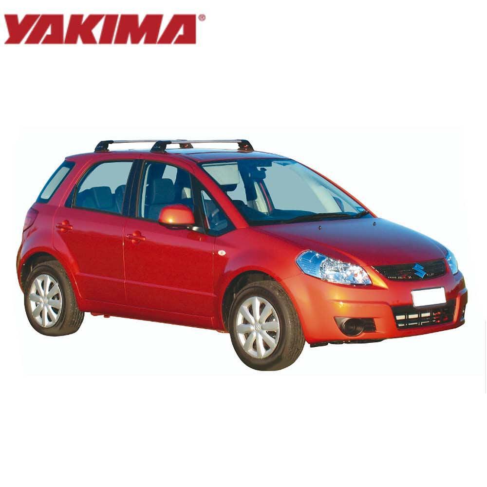 Черни аеродинамични Yakima Flush за SUZUKI SX4 модел БЕЗ надлъжни греди