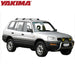 Черни аеродинамични Yakima Flush за Toyota RAV 4 - Къса и Дълга база от 1994 до 2000 година БЕЗ надлъжни греди