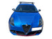 Черни aлуминиеви греди EVOS SILENZIO за ALFA ROMEO Giulietta след 04.2010 година