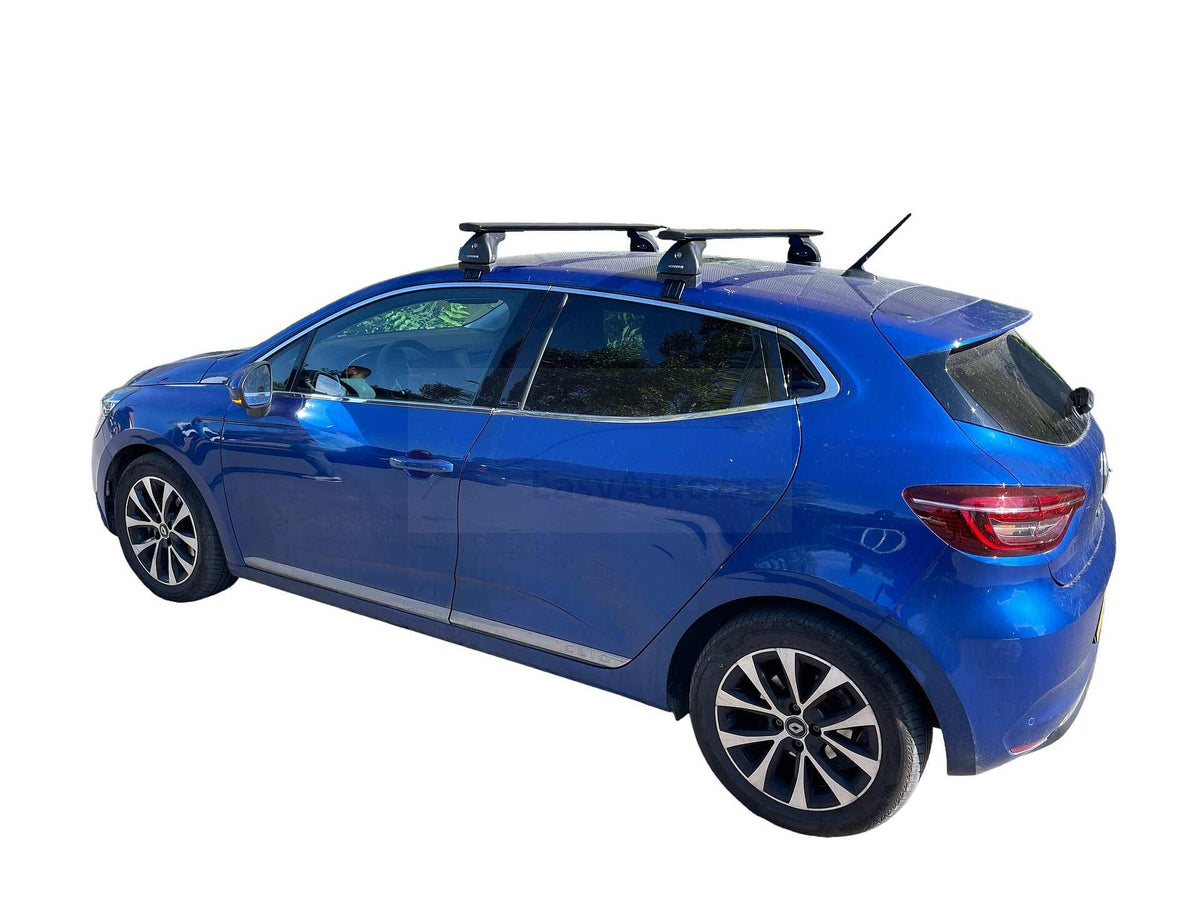 Черни Алуминиеви греди EVOS SILENZIO за Renault Clio V модел с 5 врати след 2019 година и нагоре