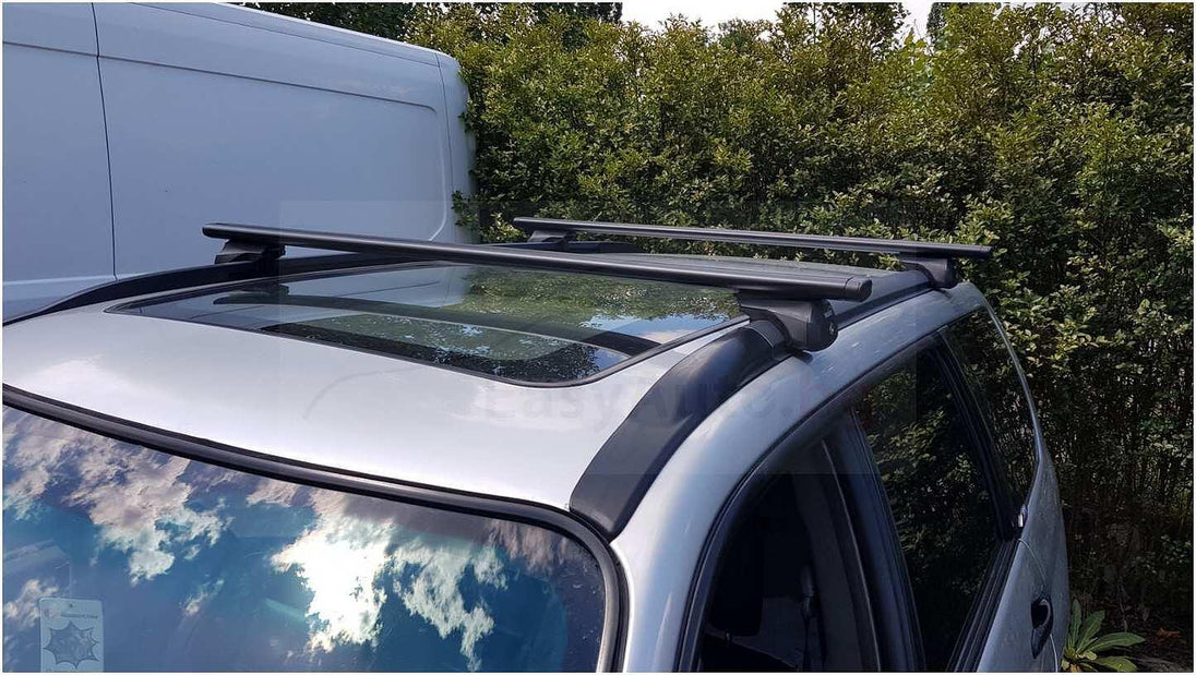 Черни напречни греди AERO 120 см. за Subaru Forester модел 2003-2008 година