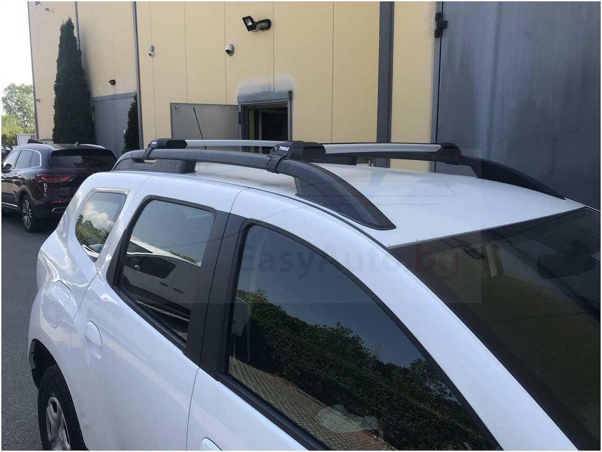 Черни напречни греди Thule WingBar Edge 7204 Black за Dacia Duster модел от 2018 до 2023 година